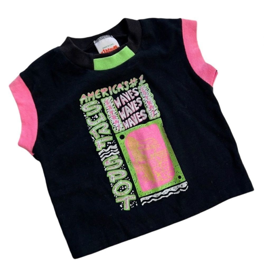 Rad Peak 1980s Neon Cali Surfer Waves Beach Shirt